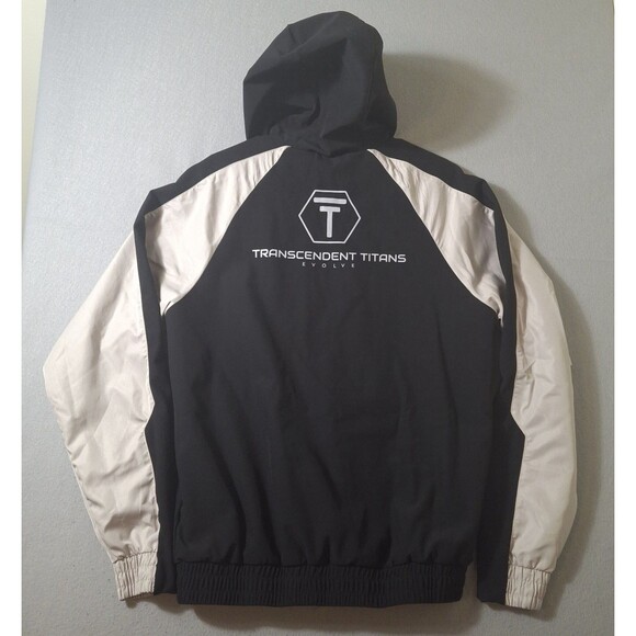 Venum Transcendent Titans Evolve Track Jacket Men’s Large Beige Black Snake Logo - Picture 8 of 12